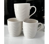 Кружка керамика 190мл белая mod 10-165