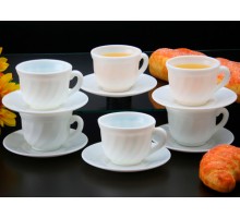 Чайный набор 6+6 стеклокерамика мод 23-9-31(190ml)
