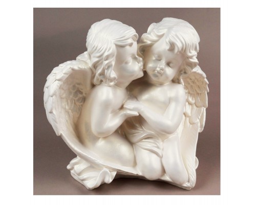 Ангел пара с крыльями 26.5cm перламутр 