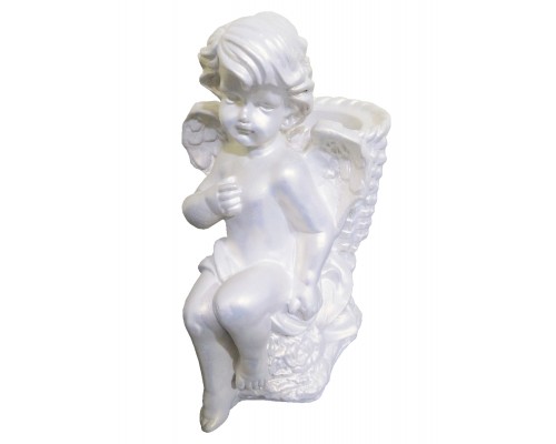 Ангел с корзинкой на спине перламутр