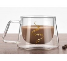Кружка 250ml двойное стекло S05B