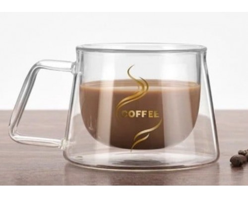 Кружка 250ml двойное стекло S05B