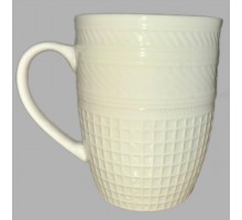 Кружка керамика 350мл белая 
