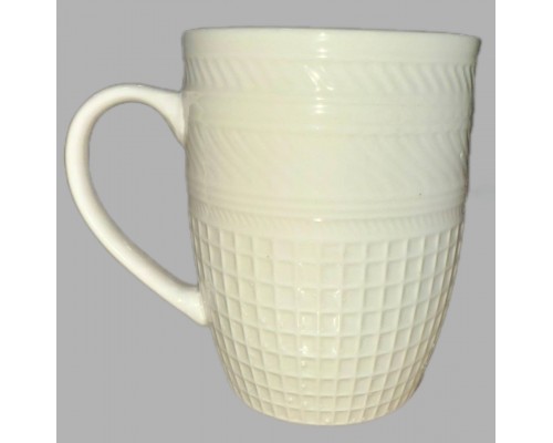 Кружка керамика 350мл белая 