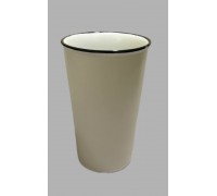 Керамическая кружка без ручки 370мл