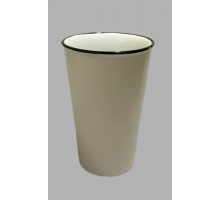 Керамическая кружка без ручки 370мл