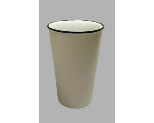 Керамическая кружка без ручки 370мл