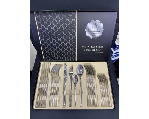 набор столовых приборов 24ед нерж мод  143-24