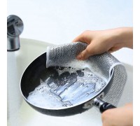 Салфетка для мытья посуды из метал нитей 20х20 5шт