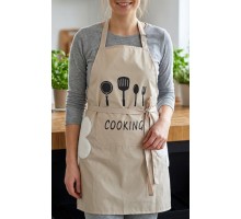 Водонепроницаемый кухонный фартук с ПВХ-покрытием