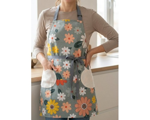 Водонепроницаемый кухонный фартук с ПВХ-покрытием