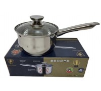 Ковш нерж со стеклянной крышкой 1,9л