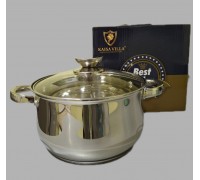Кастрюля нерж Kaisa Vila 3.4l