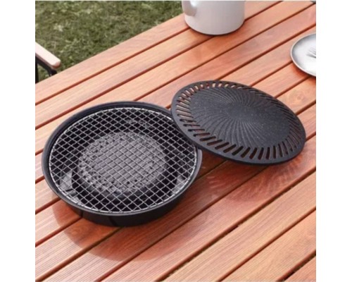  Портативная гриль-панель 2-в-1 для газовых плит