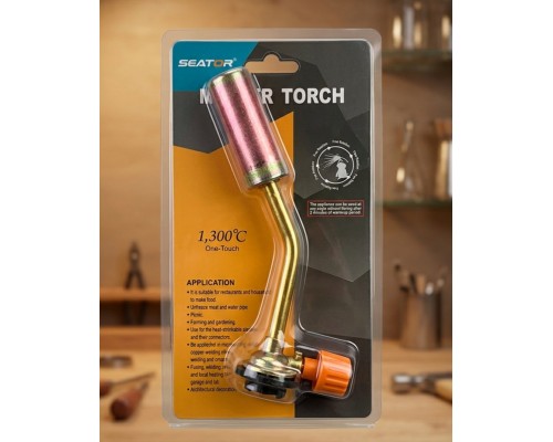Универсальная газовая горелка-насадка Seator Torch (1300°C) с пьезоподжигом
