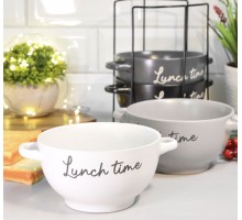 Керамическая супница с двумя ручками мод 8625-3