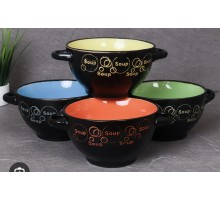 Керамическая супница с двумя ручками мод 8625-5