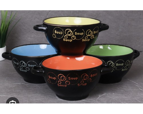 Керамическая супница с двумя ручками мод 8625-5