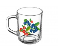  Кружка стеклянная 250 мл mod 07с1335